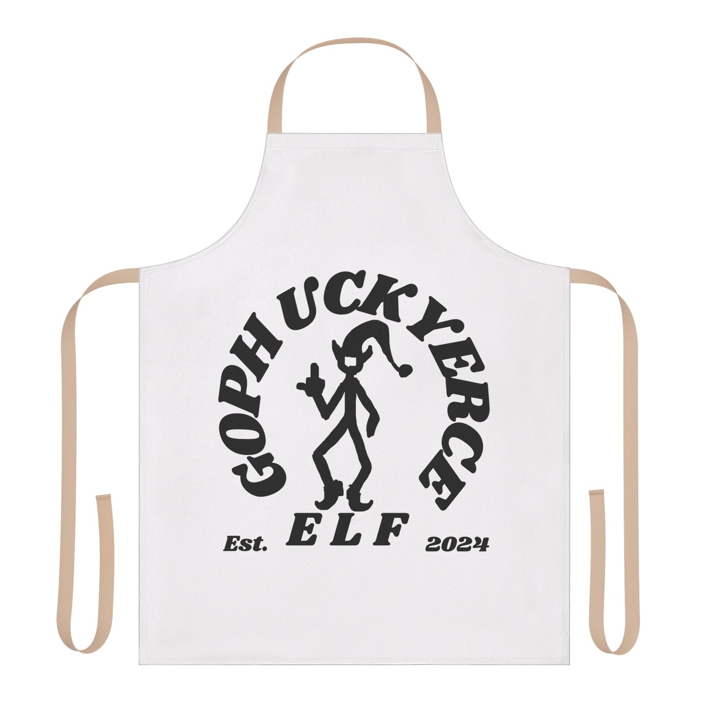 EB142 Elf Apron, 5-Color Straps (AOP)