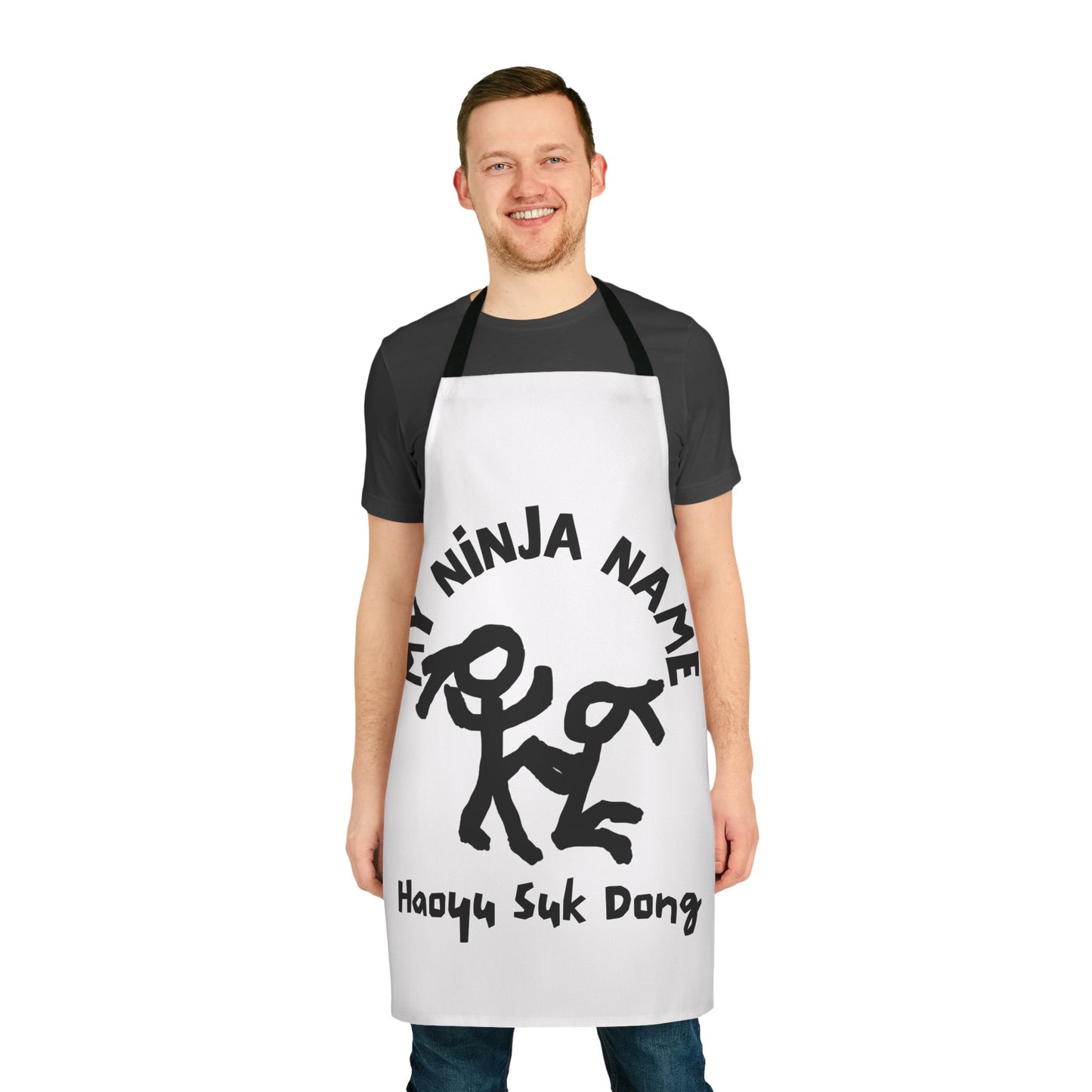 NJ194 Ninja Apron, 5-Color Straps (AOP)