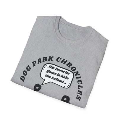 Dog Park Hide The Salami Unisex Softstyle T-Shirt