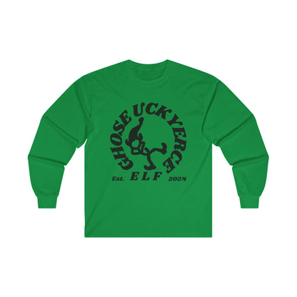 Ghose Uckyerce Elf Unisex Ultra Cotton Long Sleeve Tee