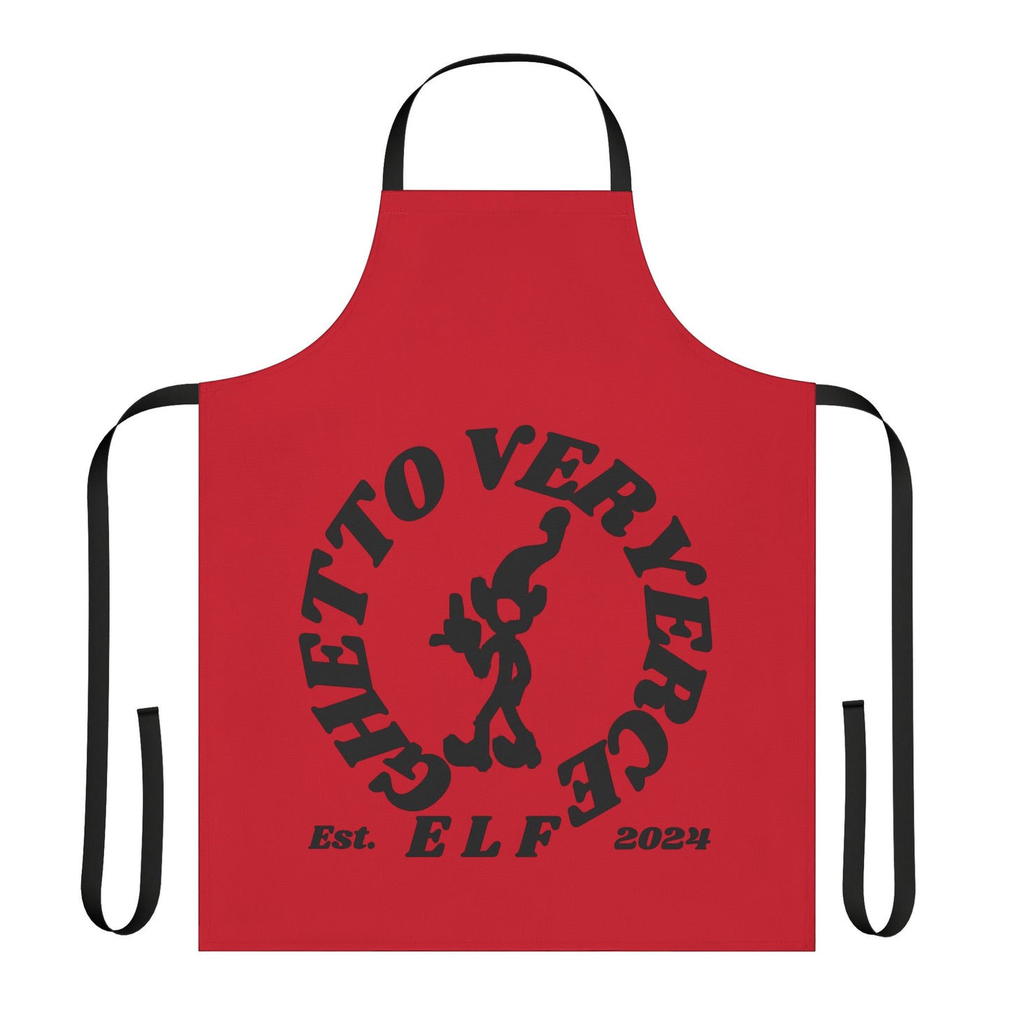 EB140 Apron Original Vicious Van Goph Design featuring yerce Elves