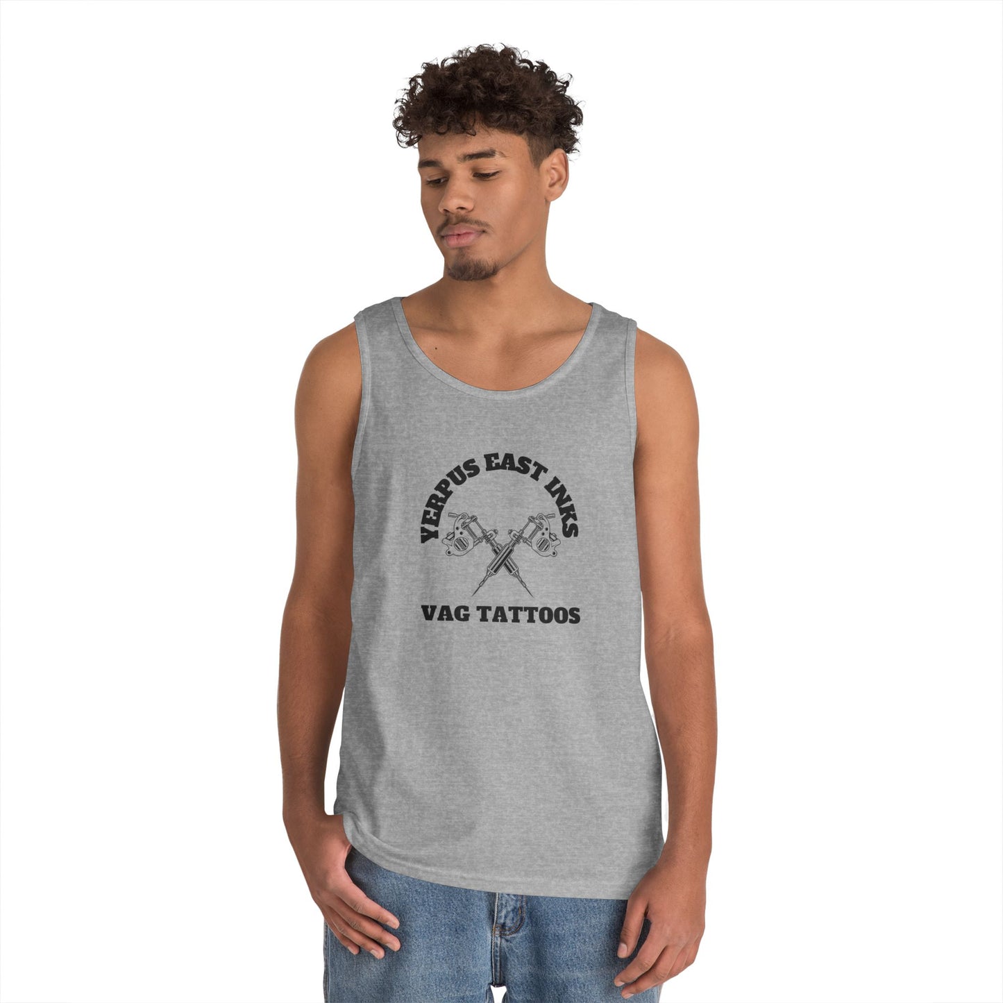 RT240 Yerpus Original Vicious Van Goph Design Unisex Heavy Cotton Tank Top