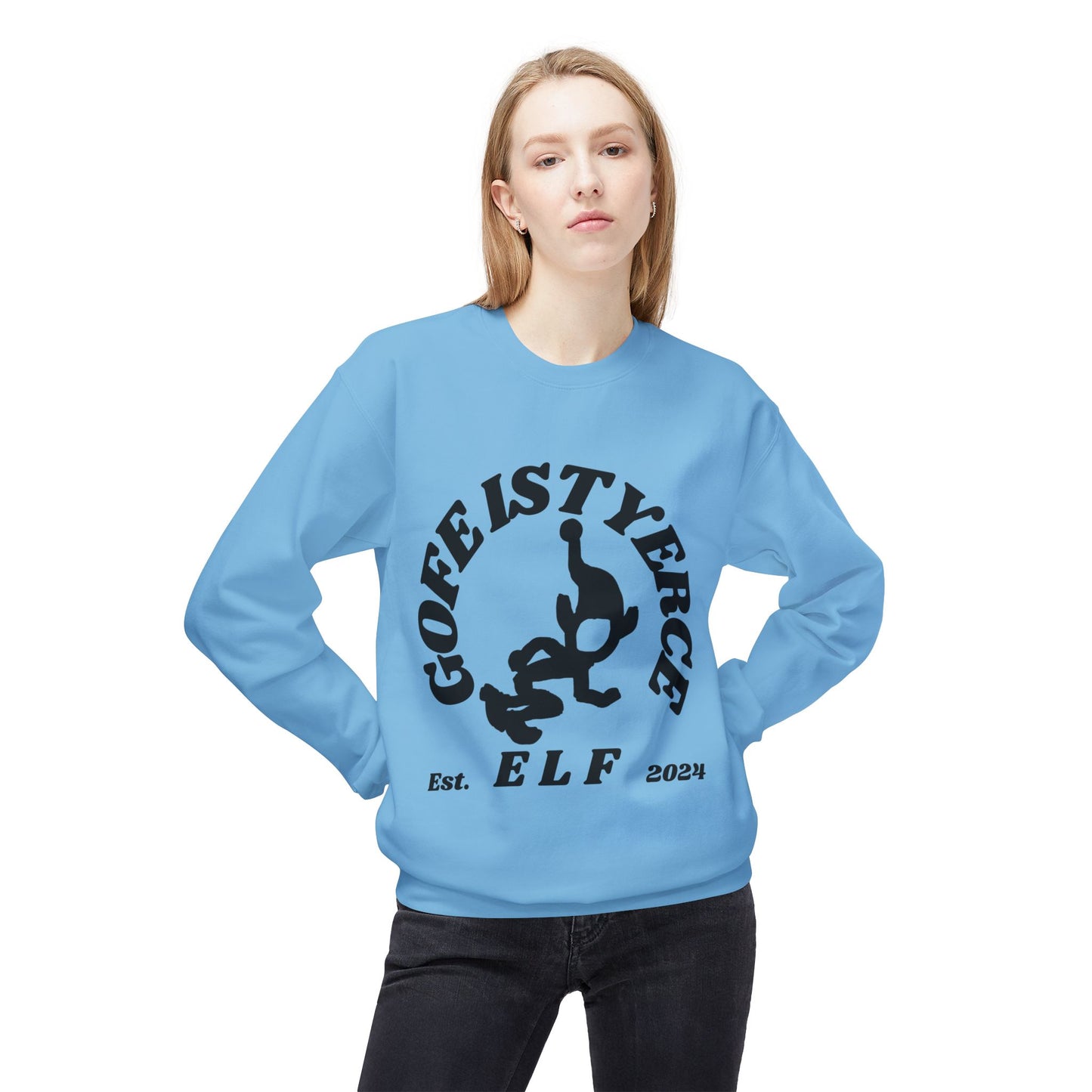 EB134 Unisex Midweight Softstyle Fleece Crewneck Sweatshirt