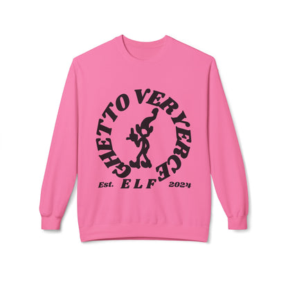 Ghetto Veryerce Elf Unisex Midweight Softstyle Fleece Crewneck Sweatshirt