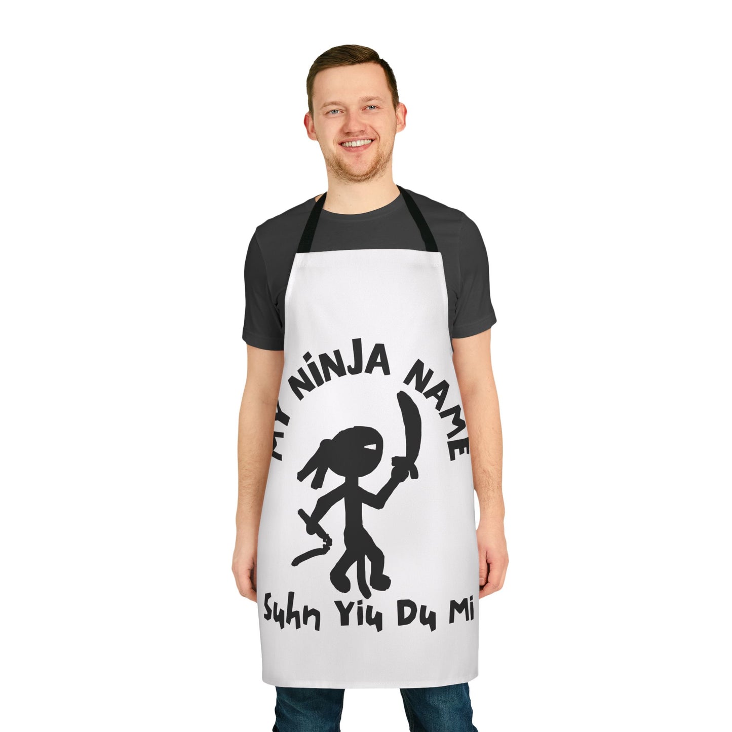 NJ199 Ninja Apron, 5-Color Straps (AOP)