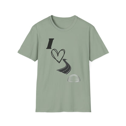 I Love Road Dome Unisex Softstyle T-Shirt