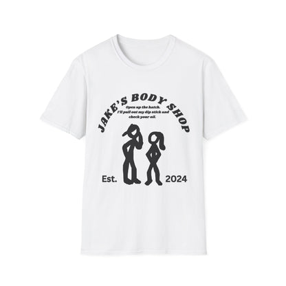 Jakes Body Shop Dip Stick Unisex Softstyle T-Shirt