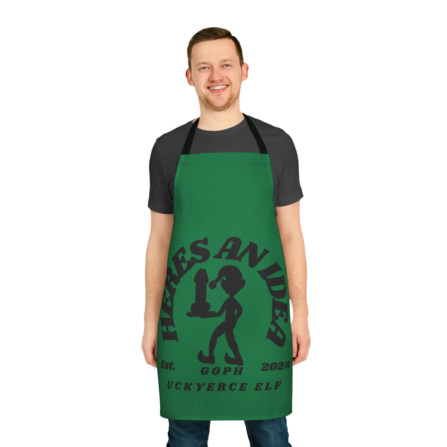 EB144 Apron Original Vicious Van Goph Design featuring Yerce Elves