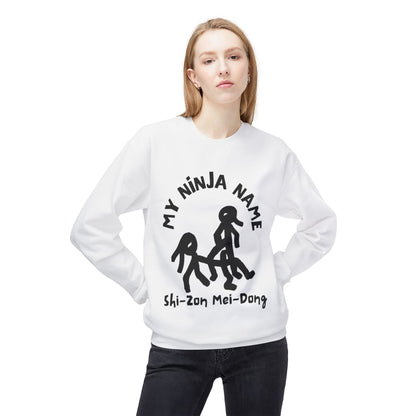 She's On My Dong My Ninja Name Unisex Midweight Softstyle Fleece Crewneck Sweatshirt