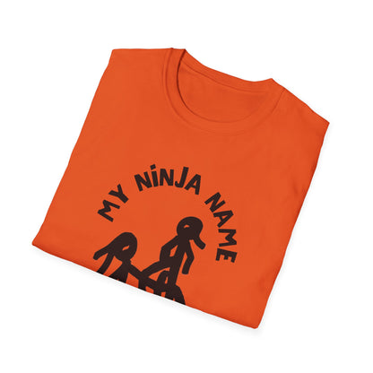 She's On My Dong My Ninja Name Unisex Softstyle T-Shirt