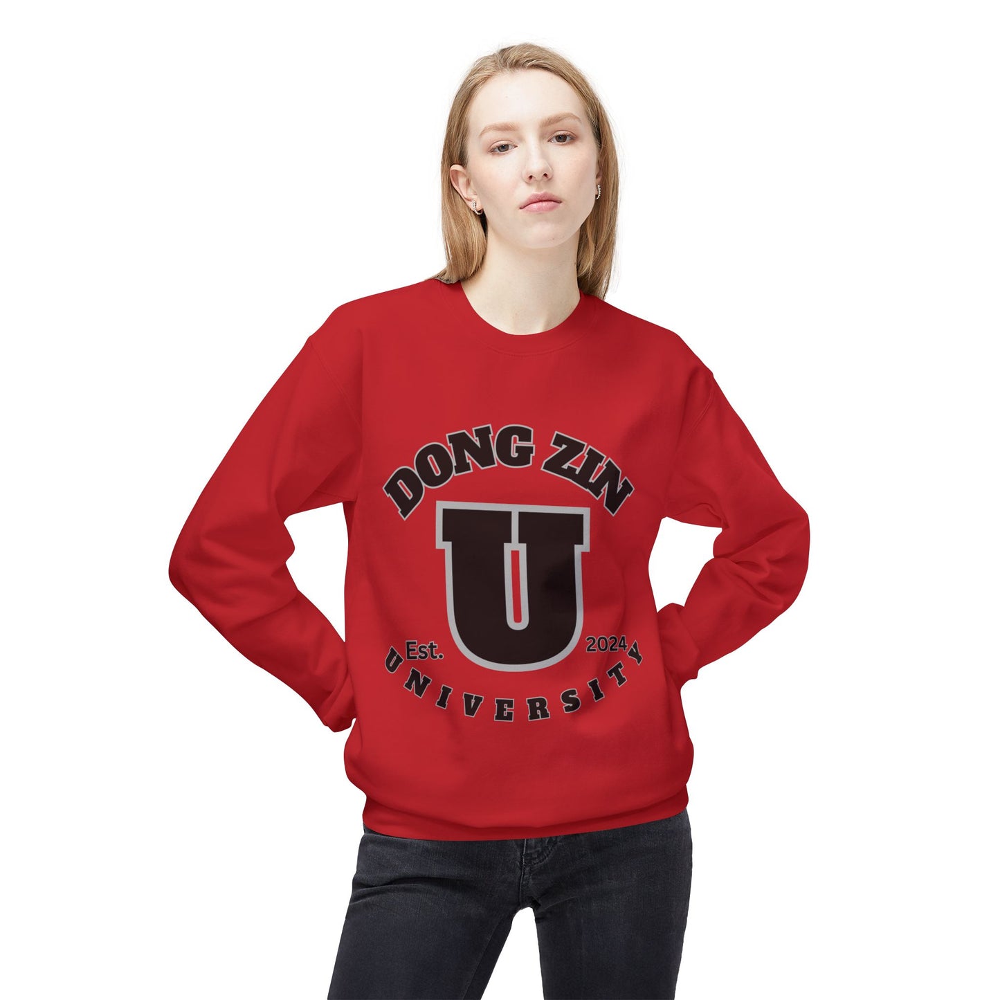 SU253 Unisex Midweight Softstyle Fleece Crewneck Sweatshirt