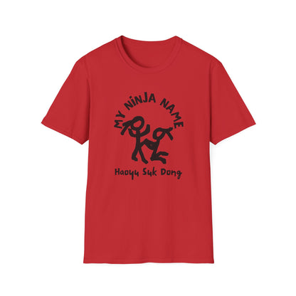 Yank My Wang My Ninja Name Unisex Softstyle T-Shirt