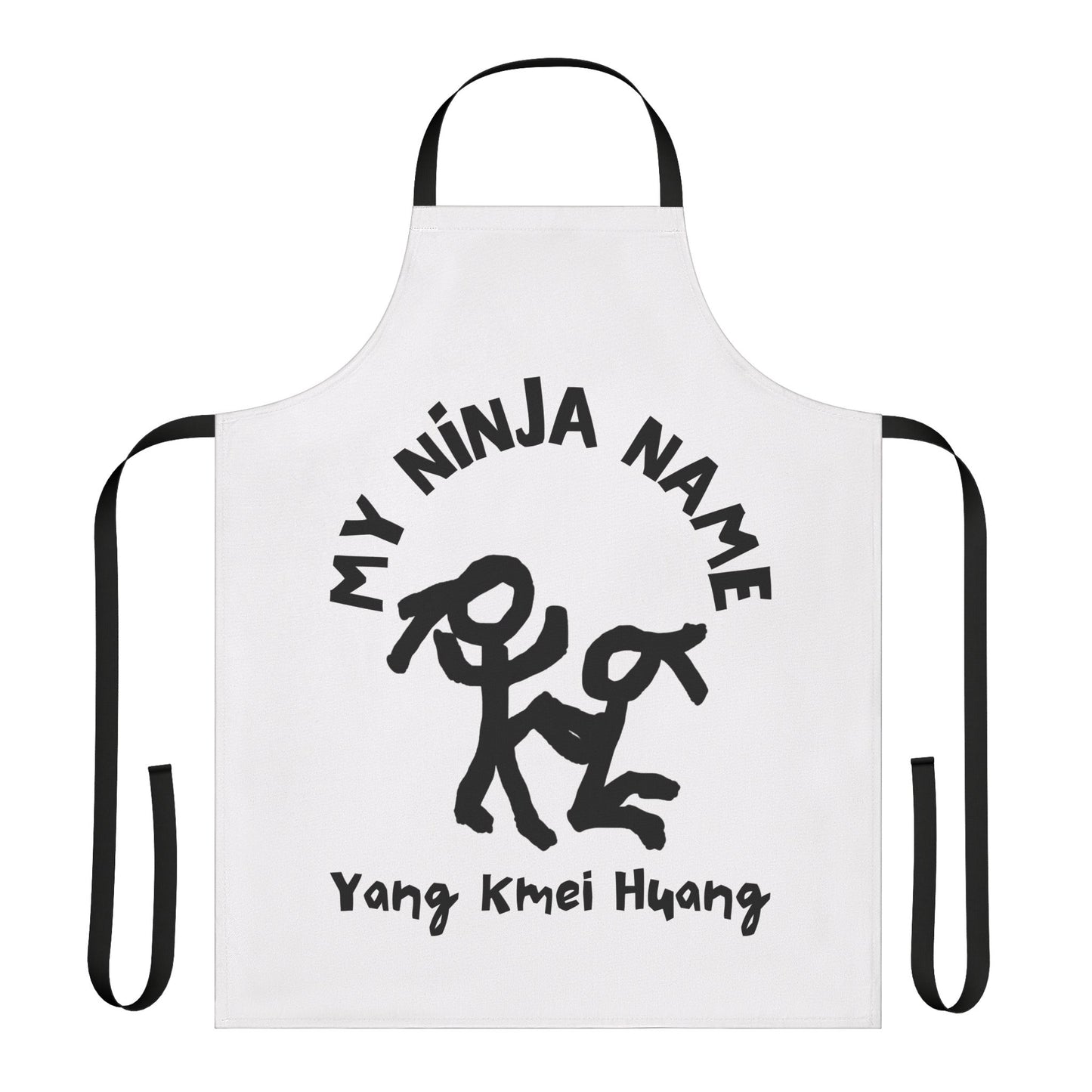 NJ202 Ninja Apron, 5-Color Straps (AOP)