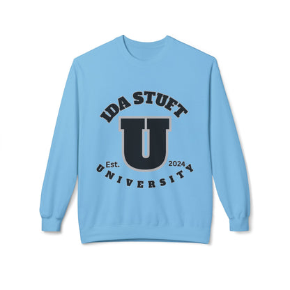 Ida Stuft U Screwniversity Unisex Midweight Softstyle Fleece Crewneck Sweatshirt