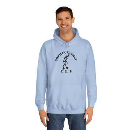 Goph Uckyerce Elf Unisex College Hoodie