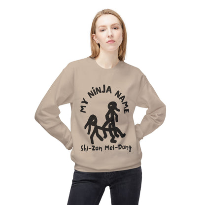 She's On My Dong My Ninja Name Unisex Midweight Softstyle Fleece Crewneck Sweatshirt