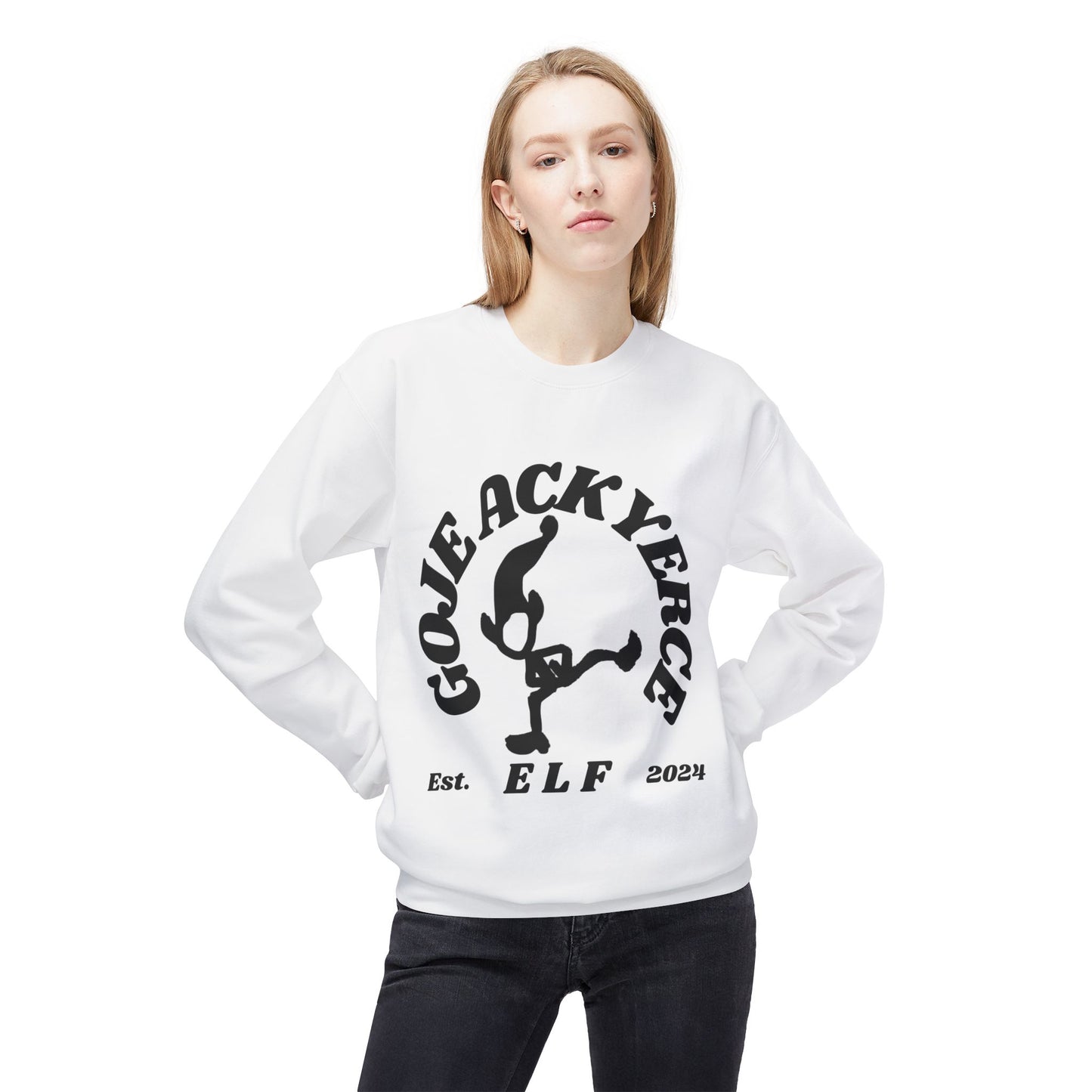 EB132 Unisex Midweight Softstyle Fleece Crewneck Sweatshirt