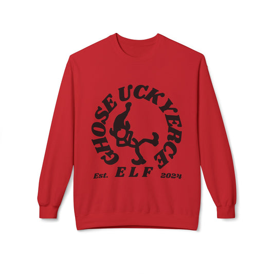 Suck Yerce Elf ugly sweater collection