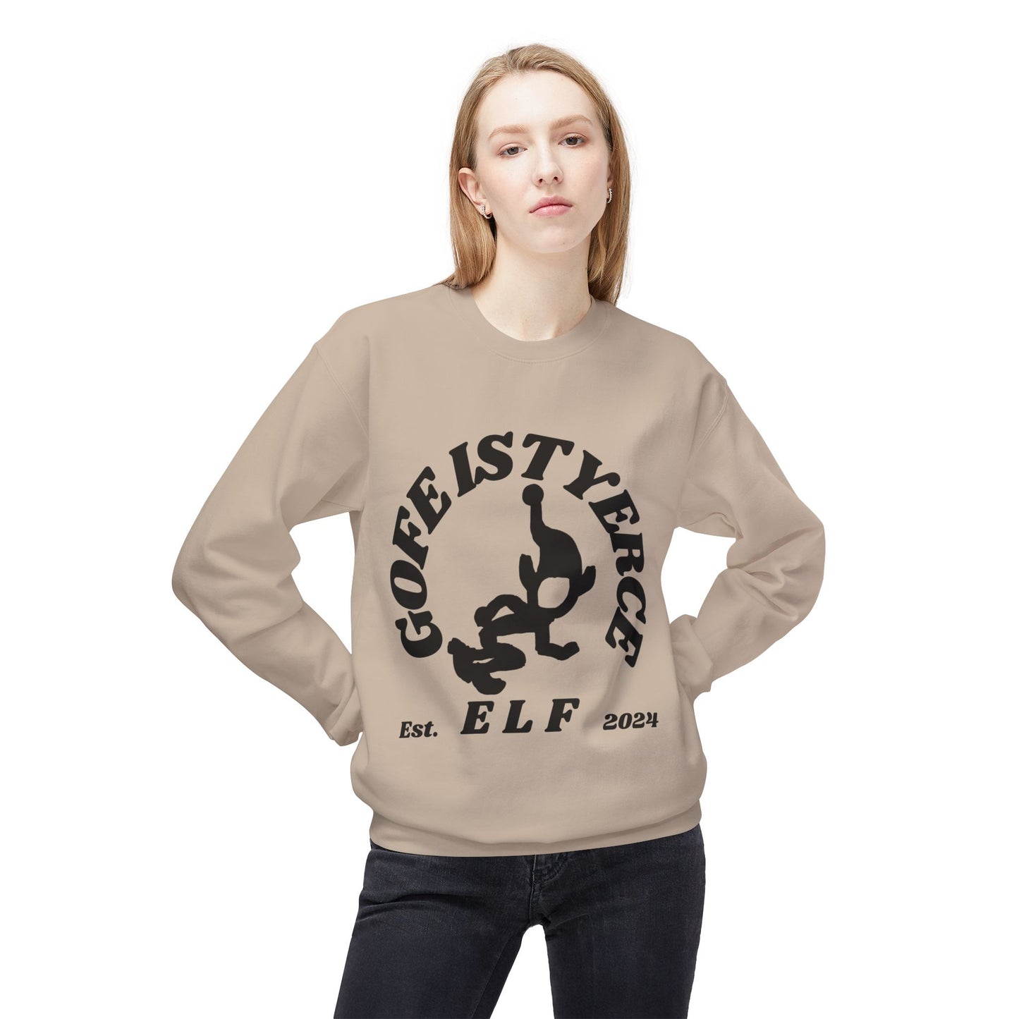 EB134 Unisex Midweight Softstyle Fleece Crewneck Sweatshirt