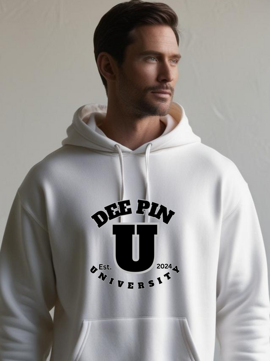 Dee Pin U Screwniversity Unisex College Hoodie