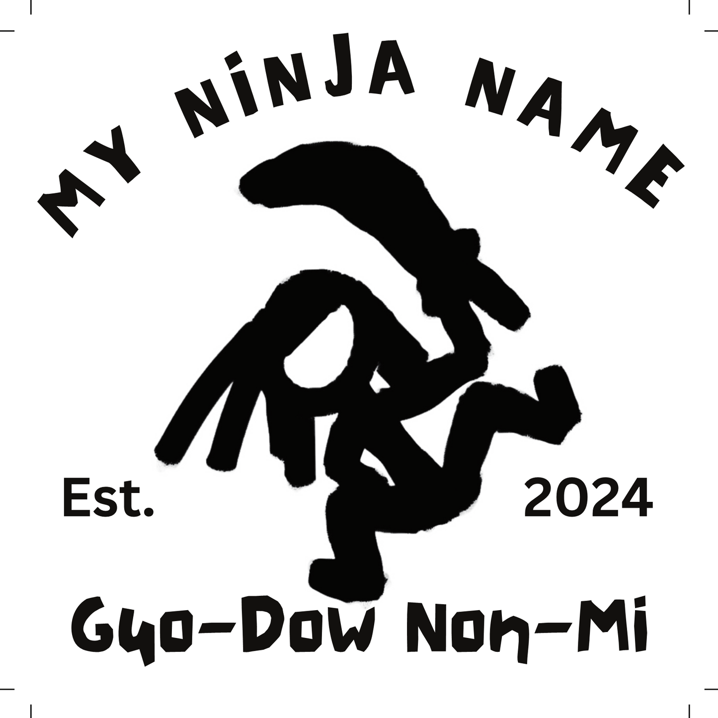 My Ninja Name Guo Dow NJW205