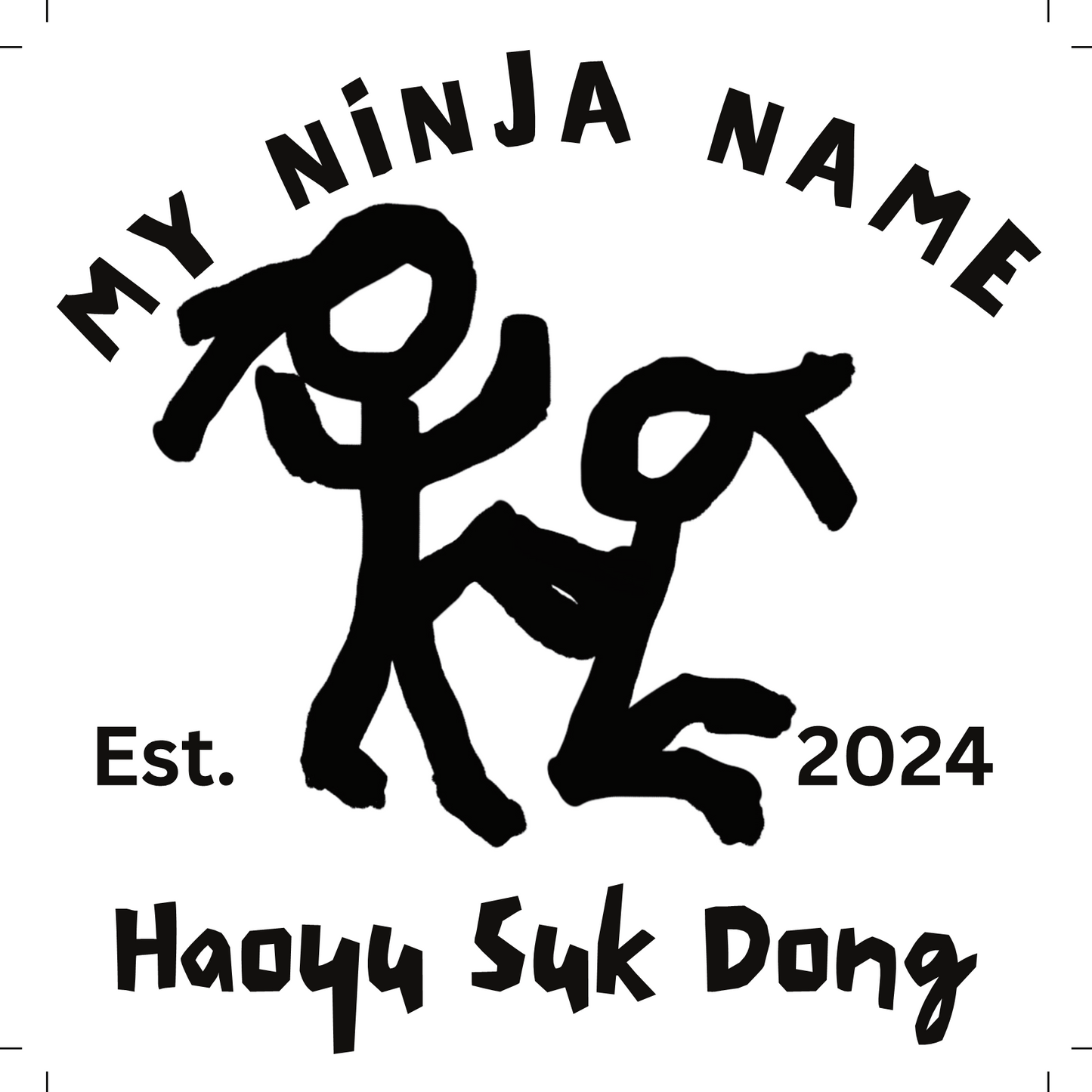 My Ninja Name Haoyu NJ195