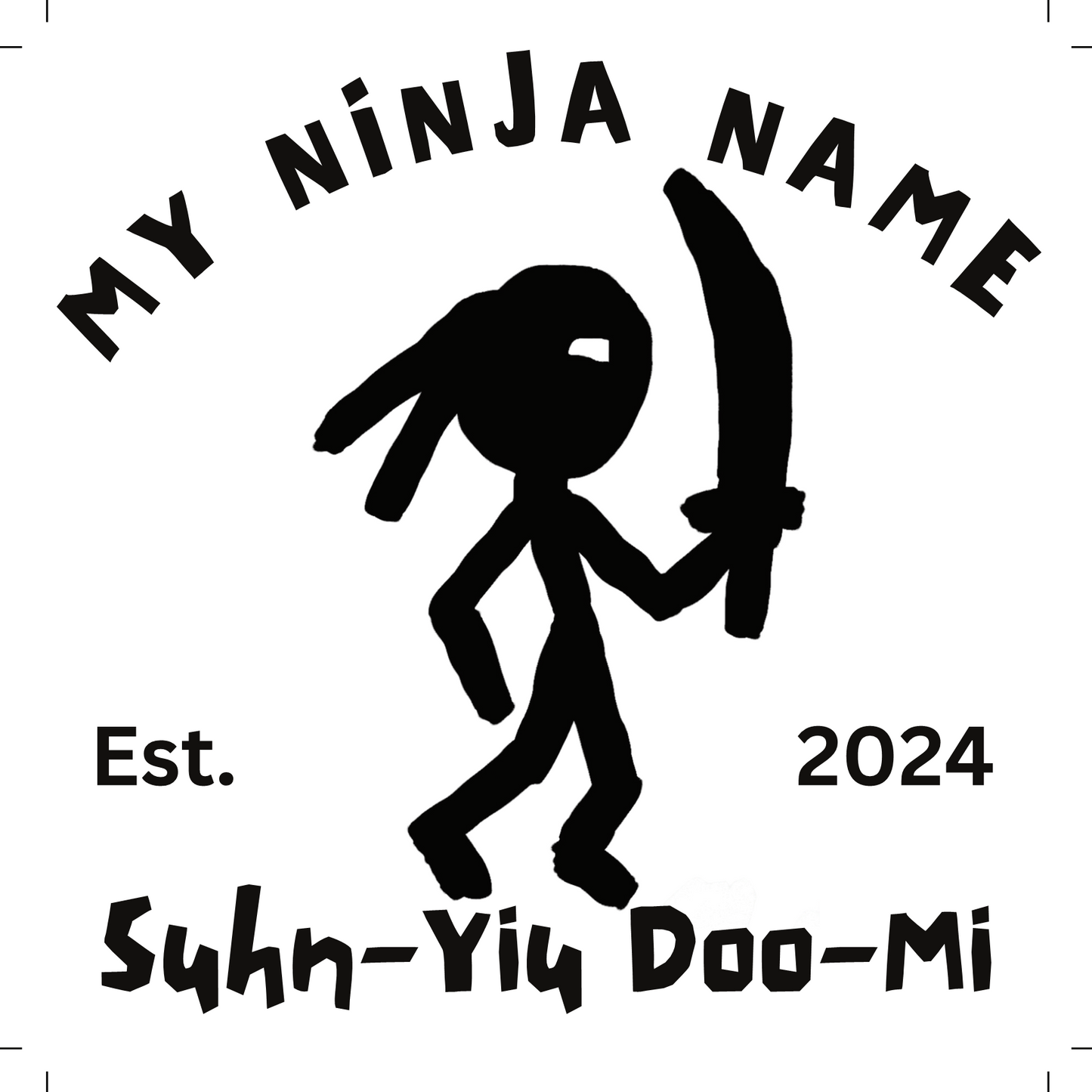 My Ninja Name Suhn Yiu NJ199